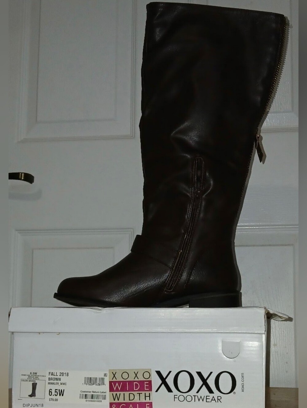 XOXO MINKLER WIDE CALF RIDING BOOTS “NWT”
Sizes available  6-1/2W, 7W, 7-1/2W, 8 - Picture 3 of 7